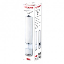 Moulin Electrique Sel et Poivre TECHWOOD- 30ml - Inox (TPSI-263) Moulin Electrique Sel et Poivre TECHWOOD- 30ml - Inox (TPSI-263)