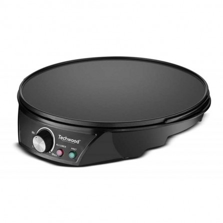 Crêpière électrique Techwood anti-adhésif 1200 Watt - Noir (TCP-126) 2