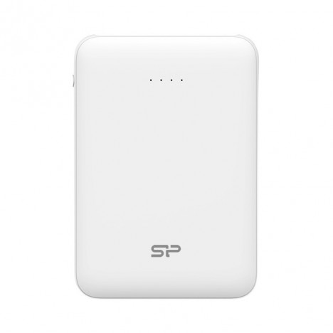 Powerbank SILICON POWER C50 5000mAh Dual USB - Blanc (SP5K0MAPBKC50CPW)