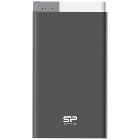 Power Bank SILICON POWER S55 5000 mAh - Noir (SP5K0MAPBKS55P0K)