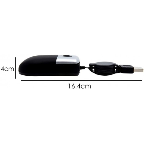 Mini Souris Matrix PS2 Optical Mouse (YM014J)