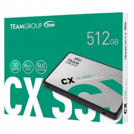 Disque SSD Interne TeamGroup CX2 512 Go 2.5" SATA III (TM8FP4256G0C101) Disque SSD Interne TeamGroup CX2 512 Go 2.5" SATA III (TM8FP4256G0C101)