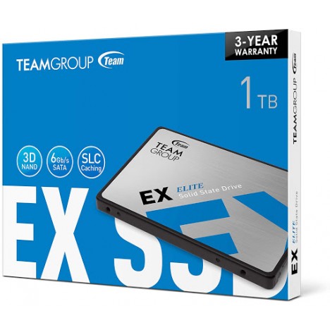 Disque Dur SSD Interne TEAMGROUP EX2 1TB 3D SATA III (T253E2001T0C101)