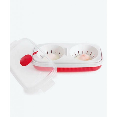 Récipient Hermétique pour la Cuisson des Œufs au Micro-Ondes Cisailles (SNPL21327) Récipient Hermétique pour la Cuisson des Œufs au Micro-Ondes Cisailles (SNPL21327)