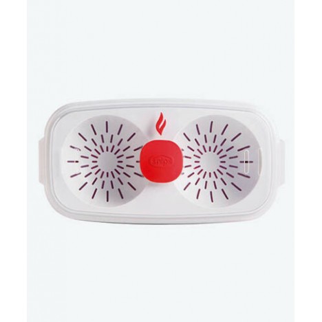 Récipient Hermétique pour la Cuisson des Œufs au Micro-Ondes Cisailles (SNPL21327) Récipient Hermétique pour la Cuisson des Œufs au Micro-Ondes Cisailles (SNPL21327)