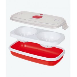 Récipient Hermétique pour la Cuisson des Œufs au Micro-Ondes Cisailles (SNPL21327) Récipient Hermétique pour la Cuisson des Œufs au Micro-Ondes Cisailles (SNPL21327)