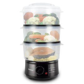 Cuiseur Vapeur 7,5 L - 500 W - TECHWOOD (TCV-376) Cuiseur Vapeur 7,5 L - 500 W - TECHWOOD (TCV-376)