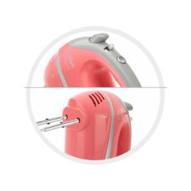 Batteur ARZUM 700W - 5 Vitesses - Rose (AR1047) Batteur ARZUM 700W - 5 Vitesses - Rose (AR1047)