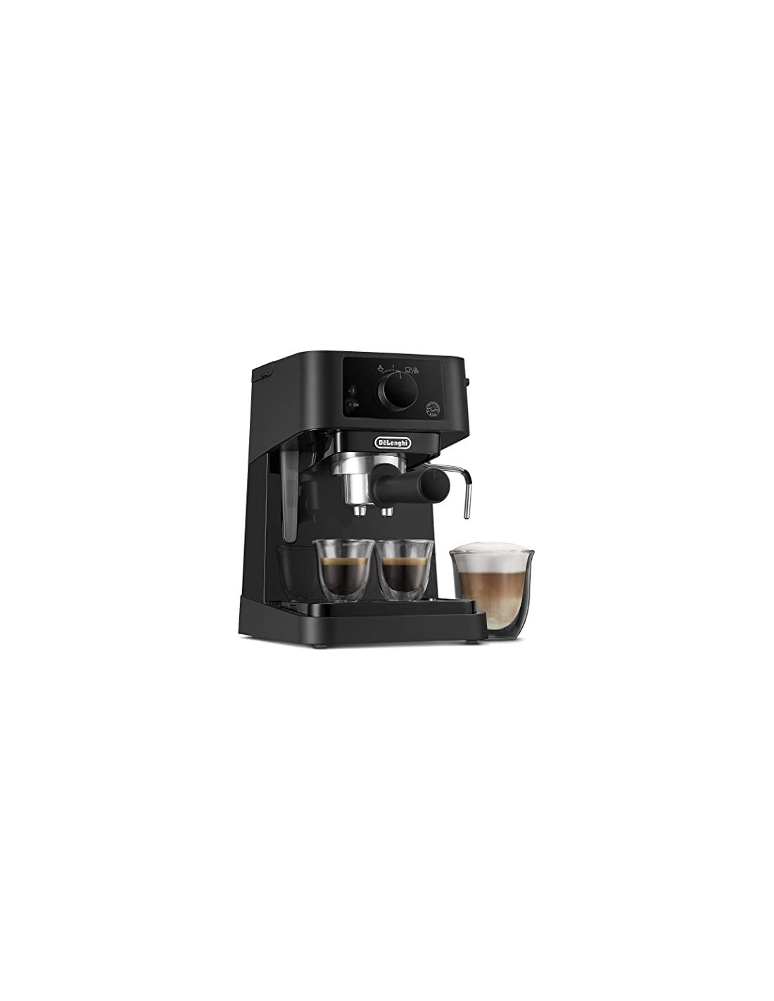 Machine à Café Moulu Delonghi + Dosette 1100 Watt 1L - Noir EC235.BK