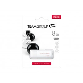 Clé USB TeamGroup C173 / 8 Go - Blanc (TC1738GW01)