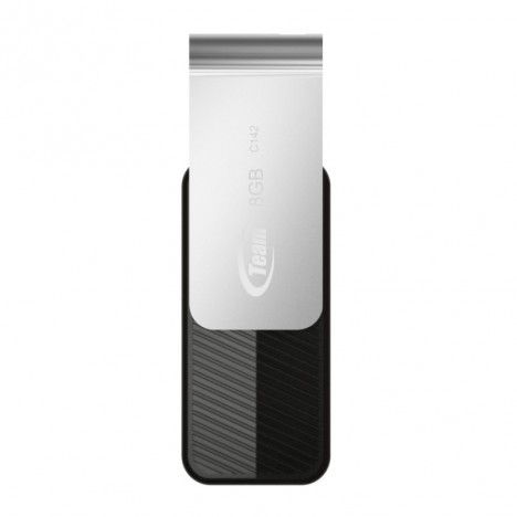 Clé USB 2.0 TeamGroup C142 - 8 Go - Noir (TC1428GB01)