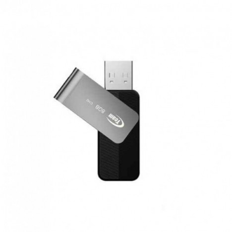 Clé USB 2.0 TeamGroup C142 - 8 Go - Noir (TC1428GB01)