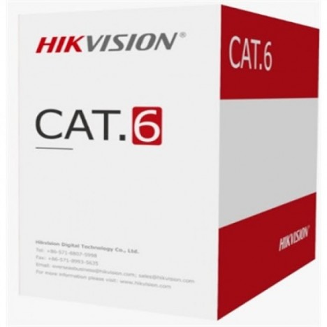 Bobine Cable Réseau Hikvision Cat6 UTP 305 Mètre (DS-1LN6U-W/CCA)