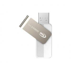 Clé USB TeamGroup 32 Go - USB 3.0 Gold (TC143332GW01) Clé USB TeamGroup 32 Go - USB 3.0 Gold (TC143332GW01)