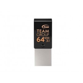 Clé USB OTG Type C TeamGroup M181 - 64 Go - USB 3.1 (TM181364GB01) Clé USB OTG Type C TeamGroup M181 - 64 Go - USB 3.1 (TM181364GB01)