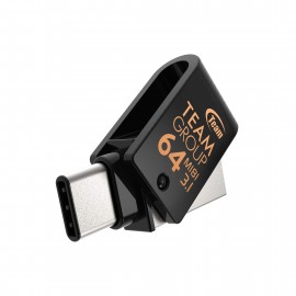 Clé USB OTG Type C TeamGroup M181 - 64 Go - USB 3.1 (TM181364GB01) Clé USB OTG Type C TeamGroup M181 - 64 Go - USB 3.1 (TM181364GB01)
