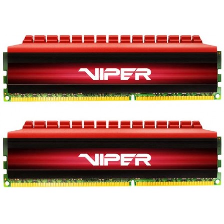 Barrette Mémoire PATRIOT VIPER 4 32g (2x16) 3200mhz Cl16 - Rouge (PV432G320C6K) 2