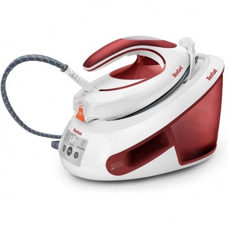 Centrale à Vapeur TEFAL Express Anti-Calc 2800W - Rouge/Blanc (SV8030)