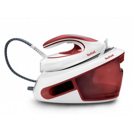 Centrale à Vapeur TEFAL Express Anti-Calc 2800W - Rouge/Blanc (SV8030)