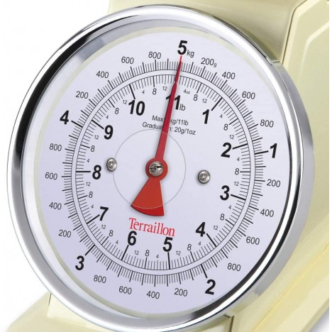 Balance de Cuisine Mécanique Tradition 500 - TERRAILLON - Crème (14475) Balance de Cuisine Mécanique Tradition 500 - TERRAILLON - Crème (14475)