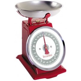 Balance de Cuisine Mécanique Tradition 500 - TERRAILLON - Rouge (14476) Balance de Cuisine Mécanique Tradition 500 - TERRAILLON - Rouge (14476)