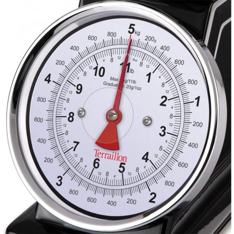 Balance de Cuisine Mécanique Tradition 500 - TERRAILLON - Noir (14477)