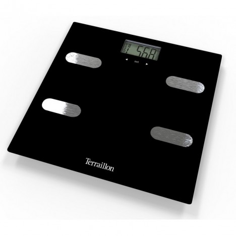 Pèse Personne électronique New Fitness 150 kg - Terraillon - Gris (14464)