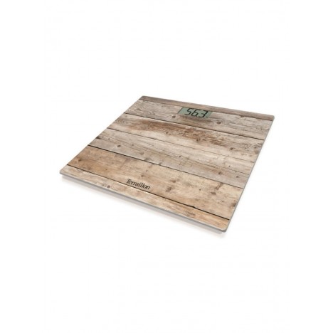 Pèse Personne électronique Parquet Home Brown - Terraillon - Verre (14718)