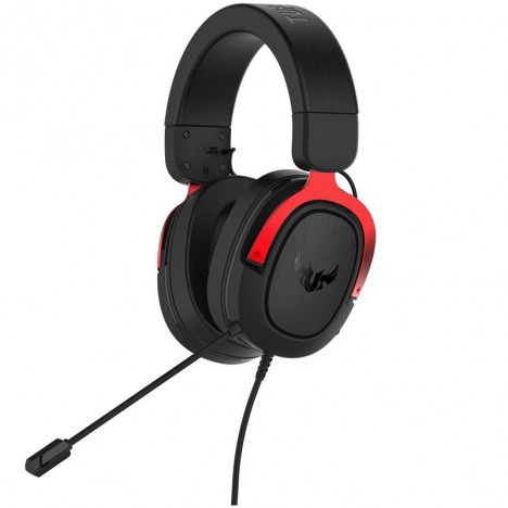 Casque Gamer ASUS TUF H3 - Rouge (90YH02AR-B1UA00)