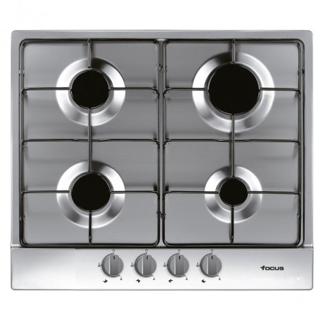 Plaque de Cuisson FOCUS 4 Feux 60 cm - Inox (F.401X)