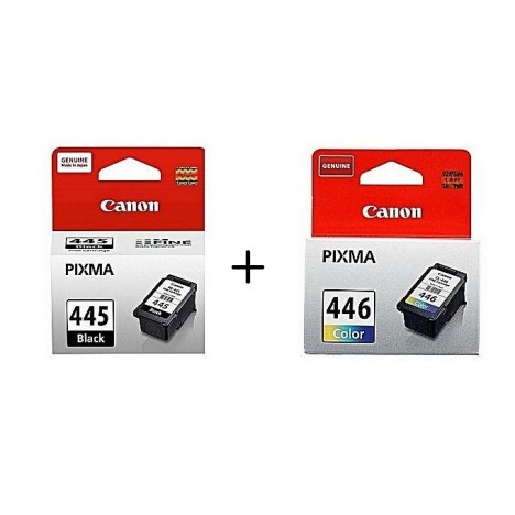 Pack Cartouche Canon Original 445 Noir + 446 Couleur - PG445-CL-446 (Pack-PG445-CL-446)