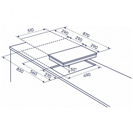 Plaque de Cuisson Electrolux Domino Vitro 1 Brûleur 30 cm - Noir (EGC3313NVK) Plaque de Cuisson Electrolux Domino Vitro 1 Brûleur 30 cm - Noir (EGC3313NVK)