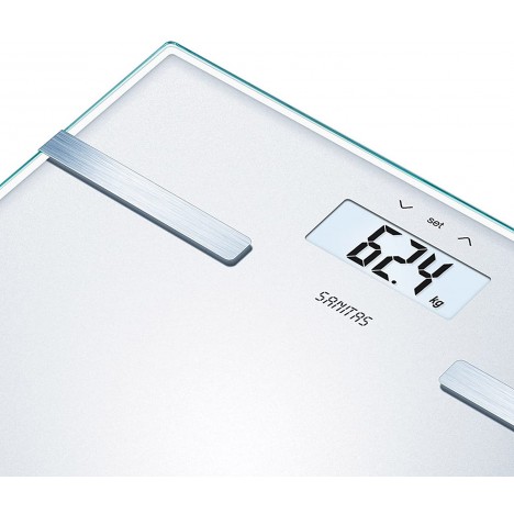 Pèse Personne Impédance-Mètre - SANITAS - Verre (SBF14)