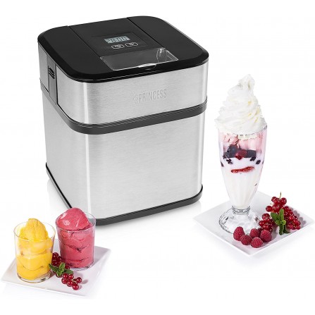 Sorbetière PRINCESS à accumulateur de froid 1,5 L W Silver (282605) 2