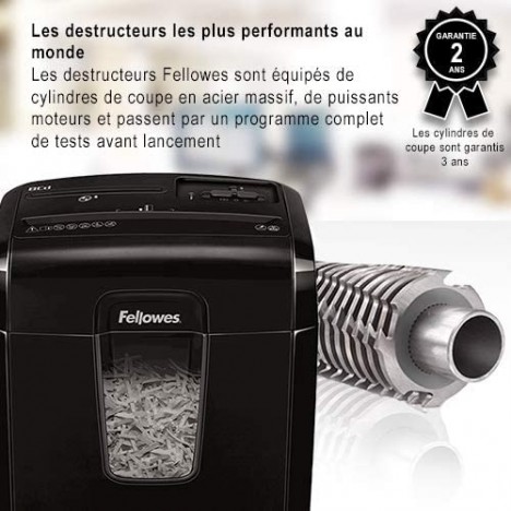 Destructeur de Documents FELLOWES - Coupe Croisée (FEL-DEST26) Destructeur de Documents FELLOWES - Coupe Croisée (FEL-DEST26)