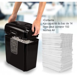 Destructeur de Documents FELLOWES - Coupe Croisée (FEL-DEST26) Destructeur de Documents FELLOWES - Coupe Croisée (FEL-DEST26)