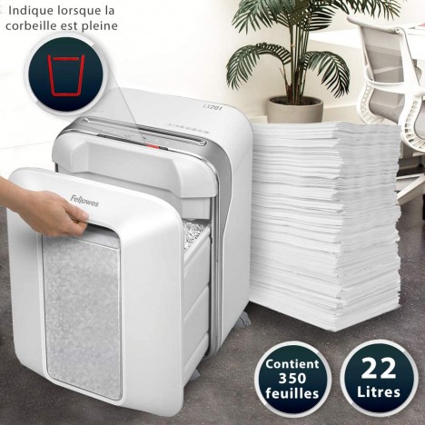 Destructeur FELLOWES Powershred LX201 Microparticules (FEL-DEST32)