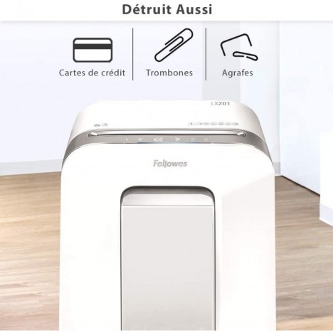 Destructeur FELLOWES Powershred LX201 Microparticules (FEL-DEST32)