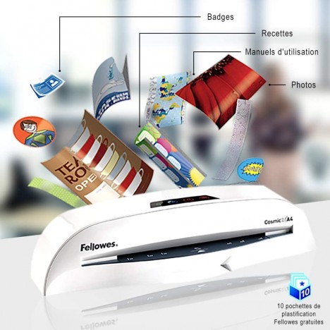 Plastifieuse FELLOWES Cosmic-2 A4 - Blanc (FEL-PLAS22) Plastifieuse FELLOWES Cosmic-2 A4 - Blanc (FEL-PLAS22)