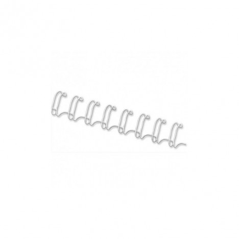 Spirale Métallique 34 Boucles 3/8" Wire 10mm Blanc (SPIFW05)