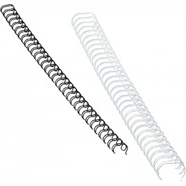 Spirales Métalliques FELLOWES 34 Boucles 3/8 WIRE - 10mm Noir (SPIFW06)