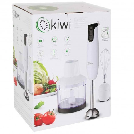 Batteur Hachoir KIWI - 500W 0,5L - Blanc (KHB-4430)