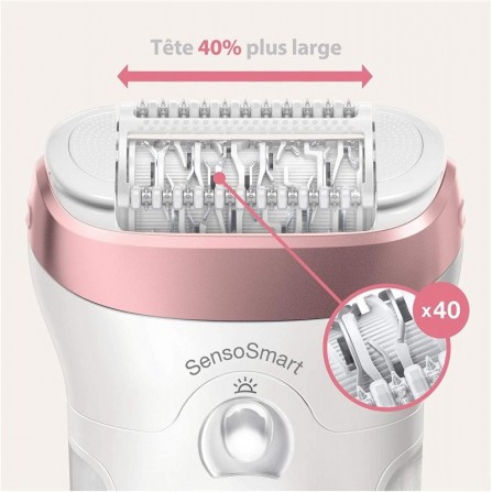 Épilateur Électrique BRAUN Série 9 WET & DRY - Blanc (SES9-720) 2