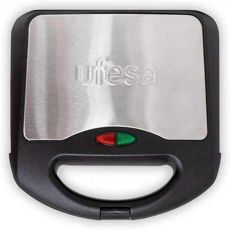 Grill-Toaster - Machine à Sandwich UFESA - 750 W - Noir/Argent (SW7860) Grill-Toaster - Machine à Sandwich UFESA - 750 W - Noir/Argent (SW7860)