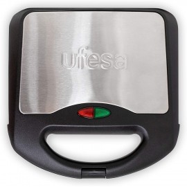 Grill-Toaster - Machine à Sandwich UFESA - 750 W - Noir/Argent (SW7860) Grill-Toaster - Machine à Sandwich UFESA - 750 W - Noir/Argent (SW7860)