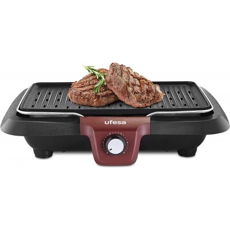 Barbecue Électrique - UFESA - 2000W - Noir (BB7650)