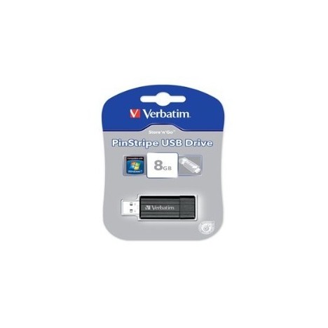 Clé USB Verbatim PinStripe 8 Go Clé USB Verbatim PinStripe 8 Go