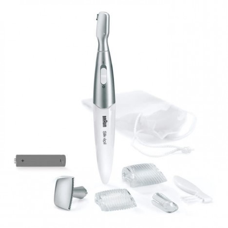 Tondeuse SilkFinish Bikini BRAUN - 3en1 - Blanc (FG1100) Tondeuse SilkFinish Bikini BRAUN - 3en1 - Blanc (FG1100)