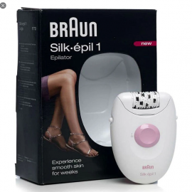 Épilateur Électrique BRAUN Silk-Epil 1 - Blanc (SE1170)