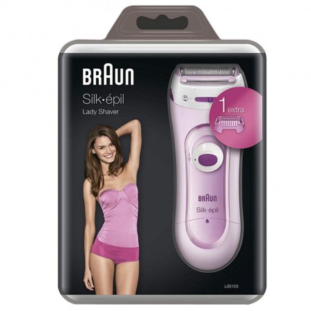 Rasoir Silk-épil - BRAUN Lady Shaver - Rose (LS5103) 2